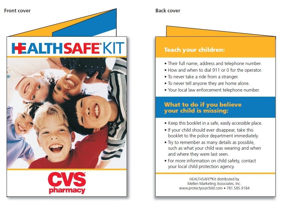 Healthsafe ID Kit distributed by CVS Pharmacy